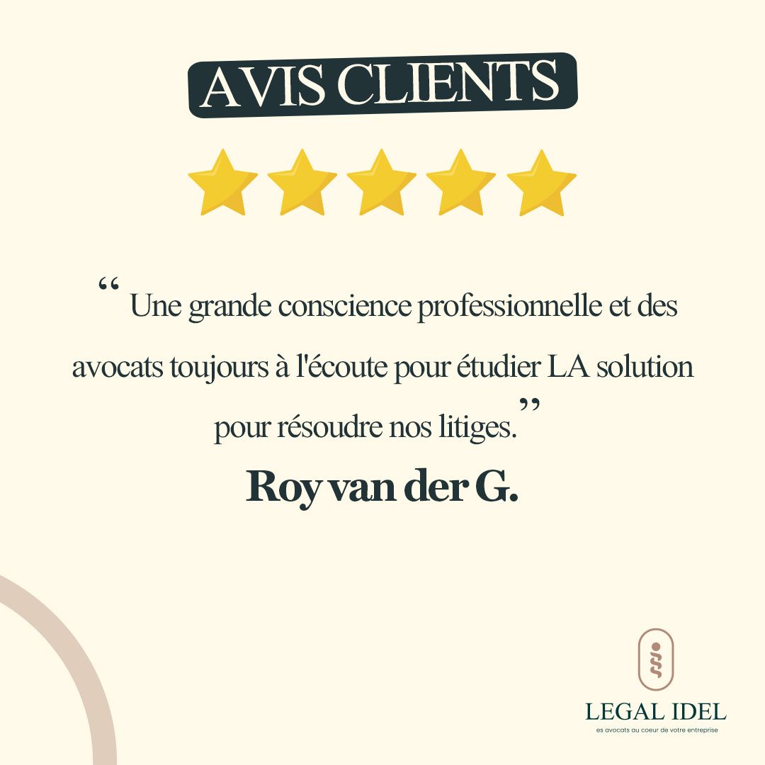 Nos clients témoignent         n n#Avocats #LegalIdel #AvisClients
